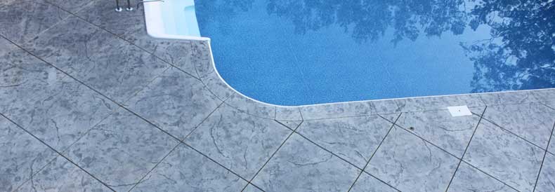 Decorative Concrete Pool Deck